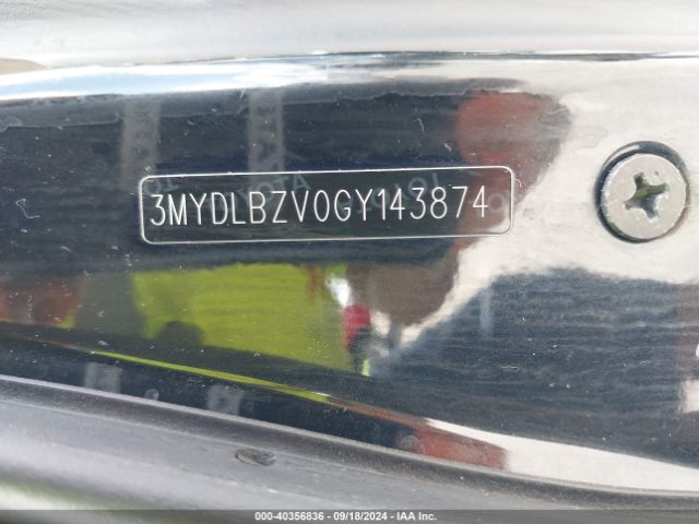3MYDLBZV0GY143874 Scion IA
