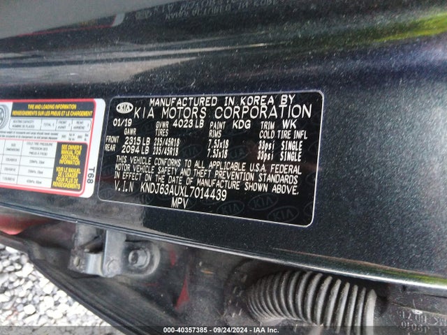 KIA Soul Gt-line 2020 KNDJ63AUXL7014439 Image 9