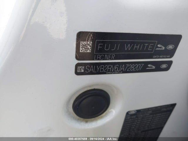 SALYB2RV6JA728207 Land Rover Range Rover Velar P380 S