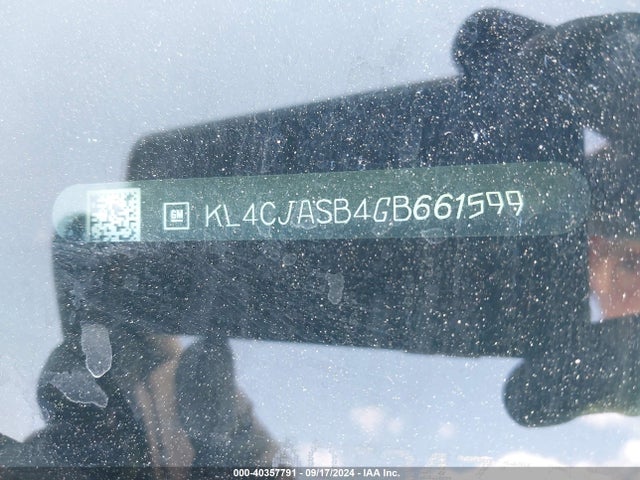 KL4CJASB4GB661599 Buick Encore