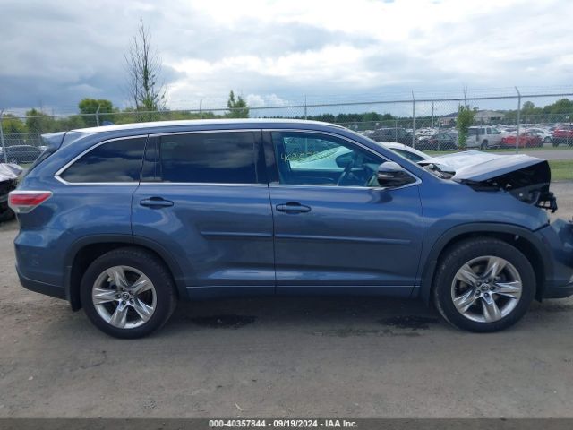 5TDDKRFH2GS248822 Toyota Highlander Limited V6