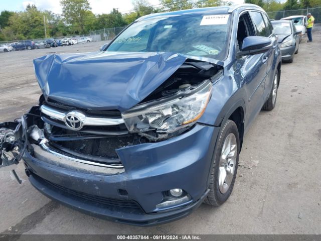 5TDDKRFH2GS248822 Toyota Highlander Limited V6