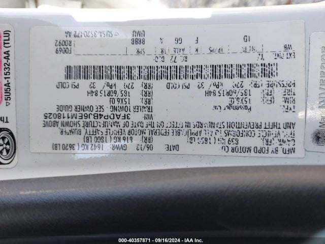 Ford FIESTA SE 2014 3FADP4BJ6EM118025 Image 9