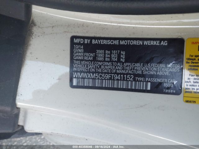WMWXM5C59FT941152 Mini Hardtop Cooper