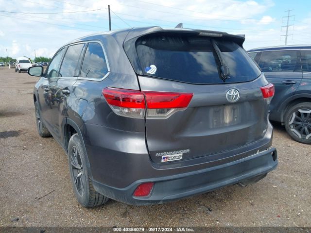 5TDZZRFH8KS361801 Toyota Highlander Le Plus