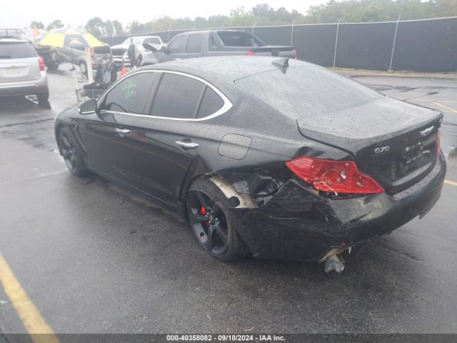 KMTG74LE3MU074196 Genesis G70 3.3t Awd