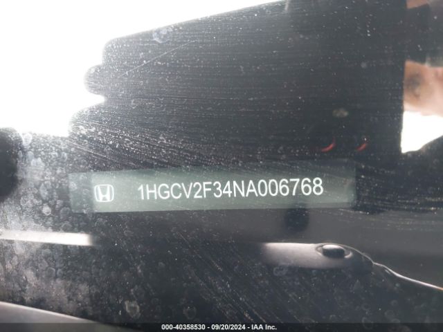 1HGCV2F34NA006768 Honda Accord Sport 2.0t