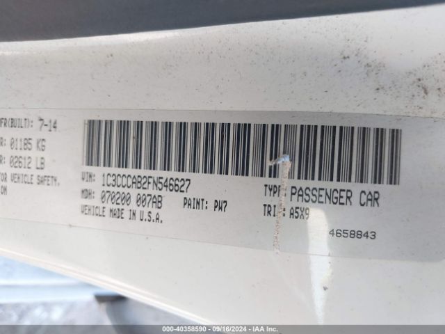 1C3CCCAB2FN546627 Chrysler 200 Limited