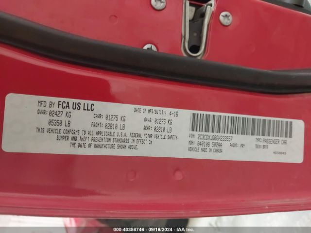 2C3CDXJG6GH233557 Dodge Charger Sxt