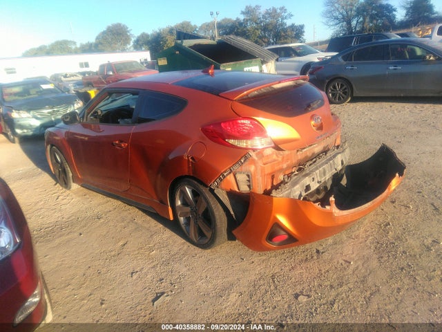Hyundai Veloster Turbo W/black 2014 KMHTC6AE7EU184639 Image 3