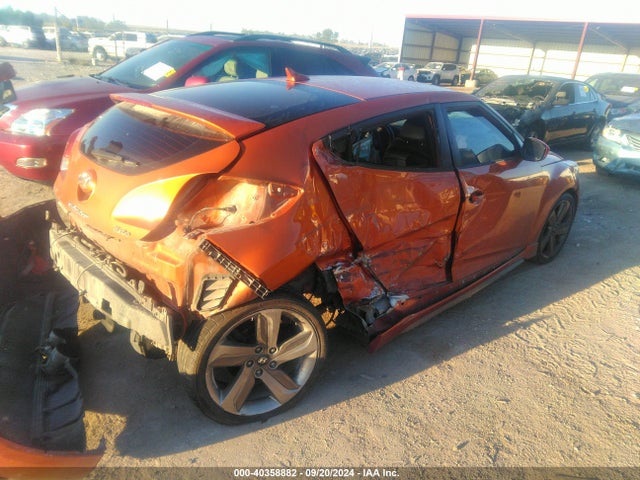 Hyundai Veloster Turbo W/black 2014 KMHTC6AE7EU184639 Image 4