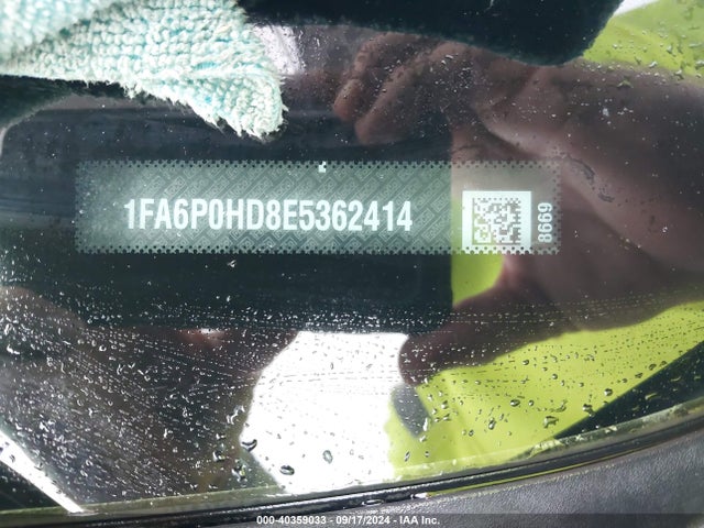 Ford FUSION SE 2014 1FA6P0HD8E5362414 Image 9