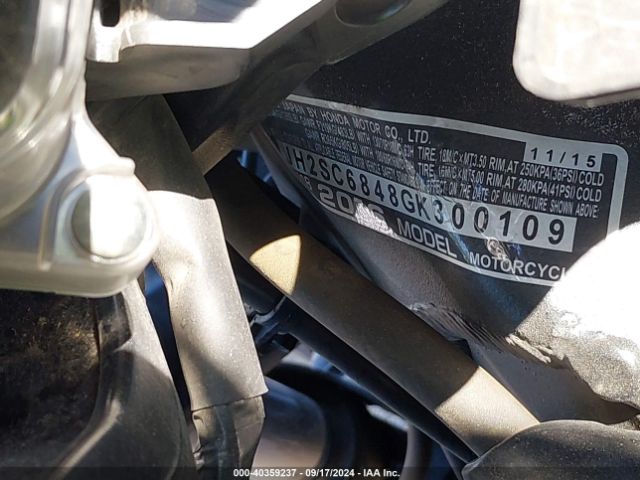 2016 HONDA GL1800 JH2SC6848GK300109 Photo 9