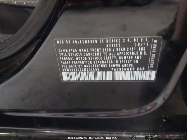 3VW267AJ3GM234595 Volkswagen Jetta 1.4t S