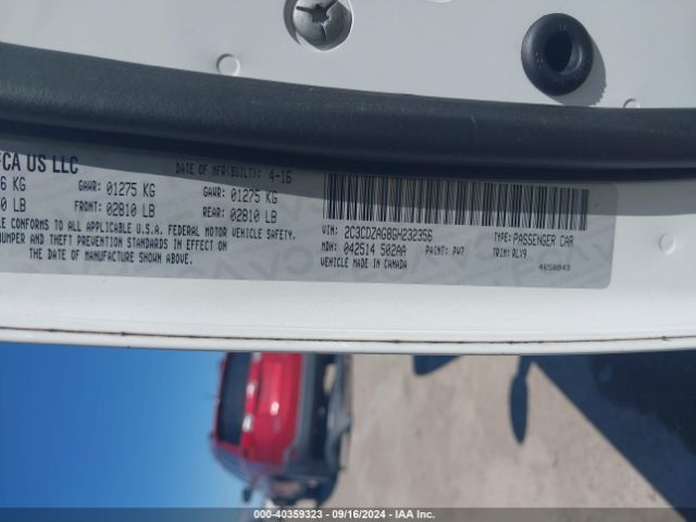 2C3CDZAG8GH232356 Dodge Challenger Sxt Plus