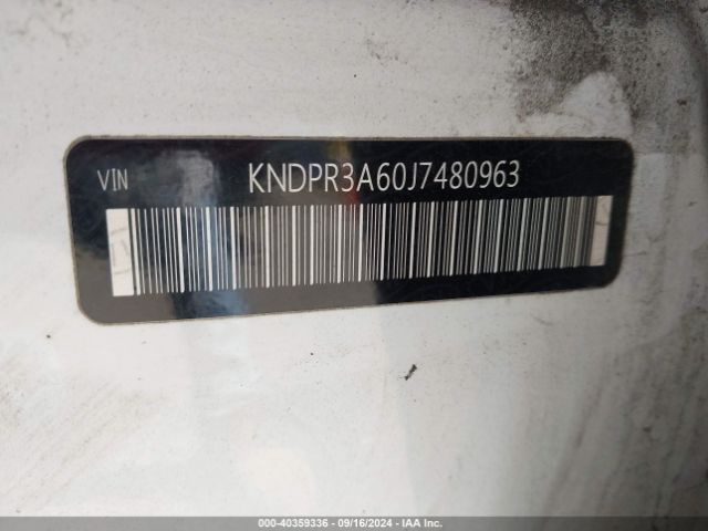 KNDPR3A60J7480963 KIA Sportage Sx Turbo