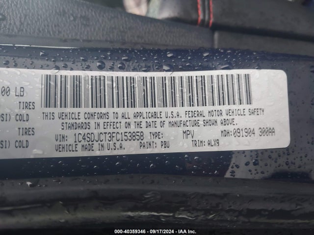 Dodge Durango R/t 2015 1C4SDJCT3FC153858 Image 9