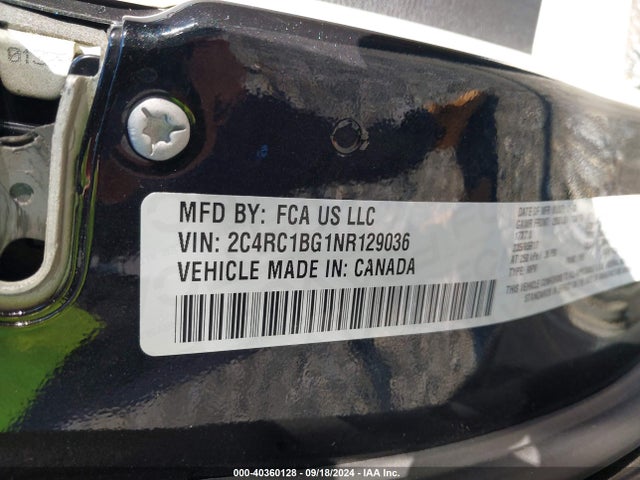 Chrysler Pacifica Touring L 2022 2C4RC1BG1NR129036 Image 9