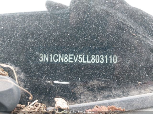 3N1CN8EV5LL803110 Nissan Versa Sv Xtronic Cvt