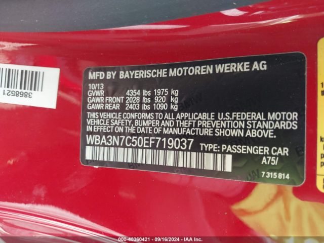 WBA3N7C50EF719037 BMW 428i
