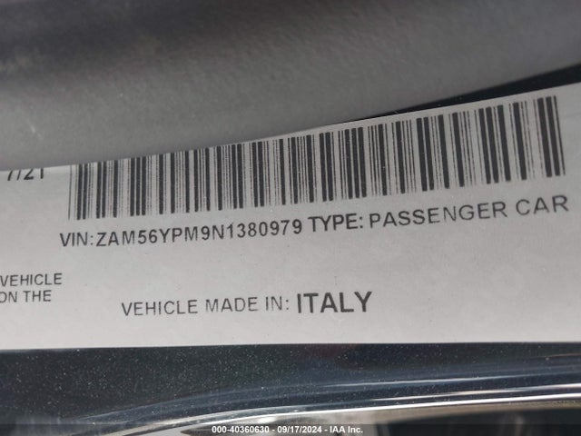 ZAM56YPM9N1380979 Maserati Quattroporte Modena