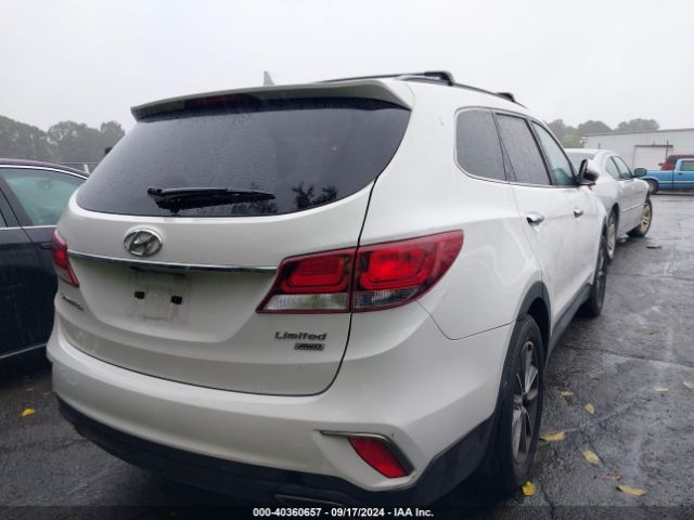 KM8SNDHF4HU250237 Hyundai Santa Fe Limited