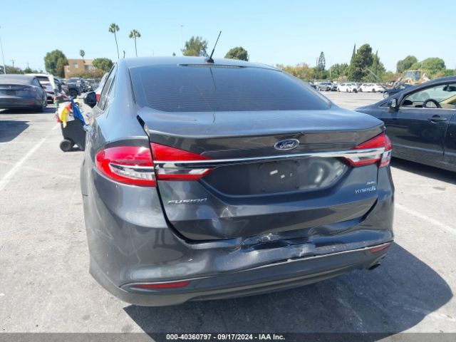 3FA6P0LU4JR261594 Ford Fusion Hybrid Se