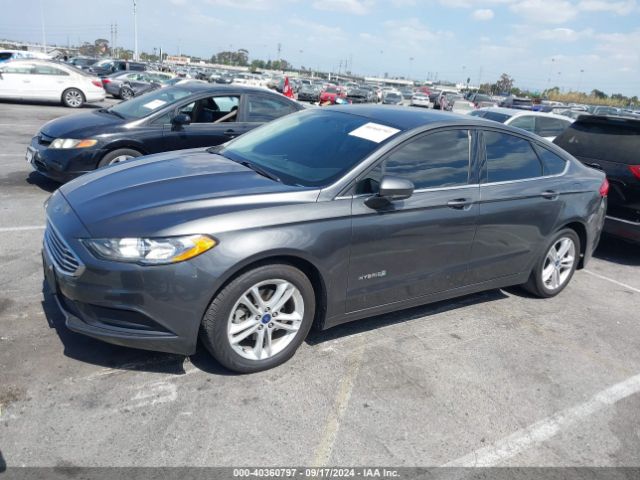 3FA6P0LU4JR261594 Ford Fusion Hybrid Se