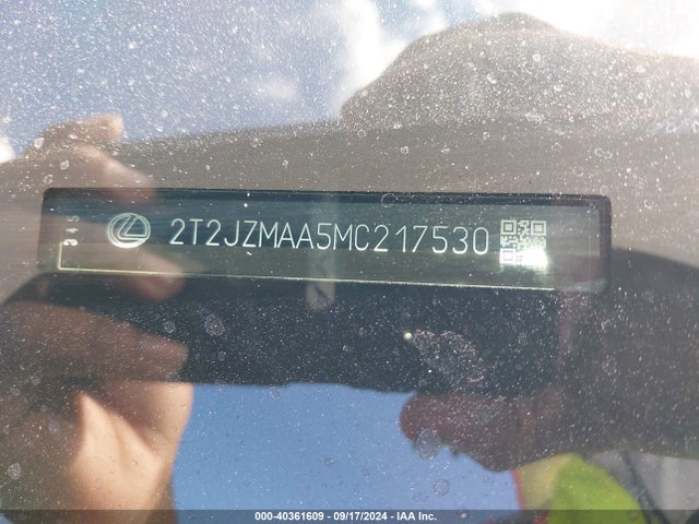 2T2JZMAA5MC217530 Lexus RX 350