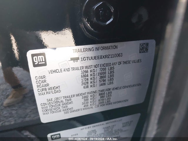 1GTUUEE8XRZ110063 GMC lz0