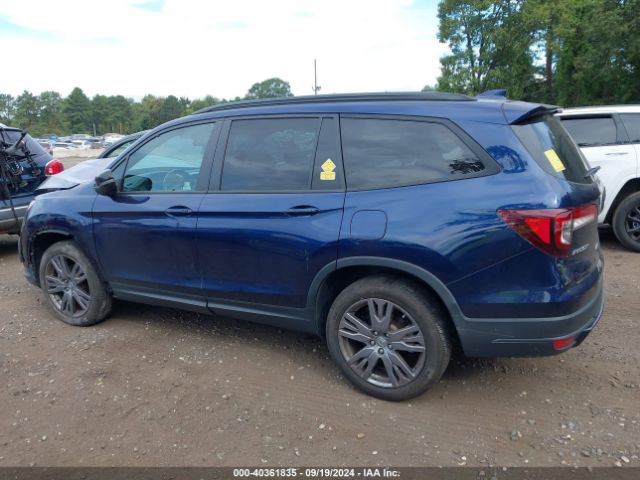5FNYF6H3XNB040033 Honda Pilot Awd Sport