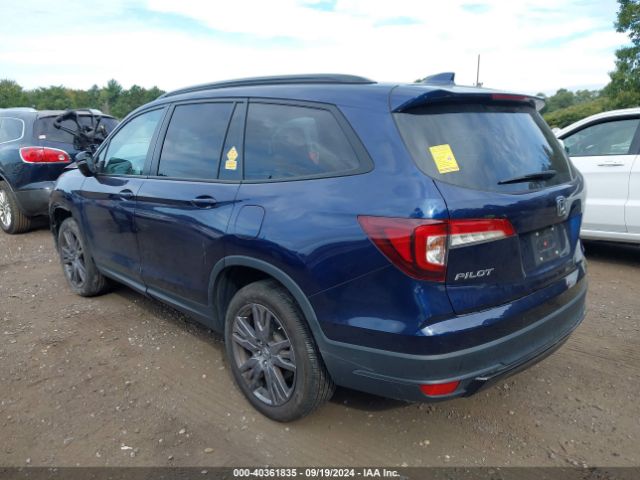 5FNYF6H3XNB040033 Honda Pilot Awd Sport