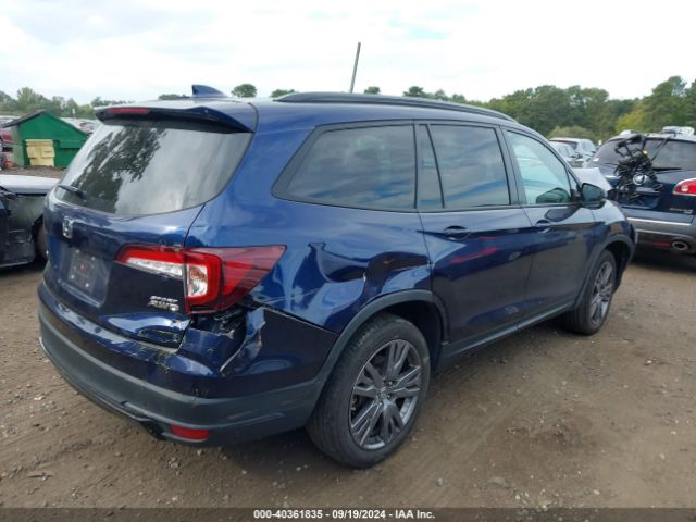 5FNYF6H3XNB040033 Honda Pilot Awd Sport