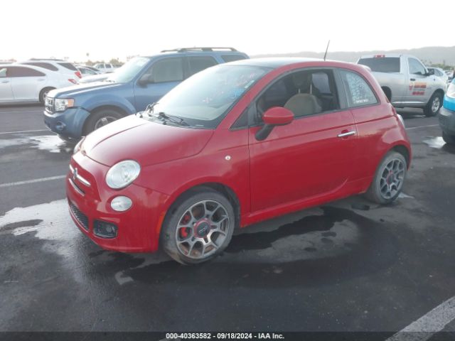 2013 FIAT 500 3C3CFFBR0DT665875 Photo 1
