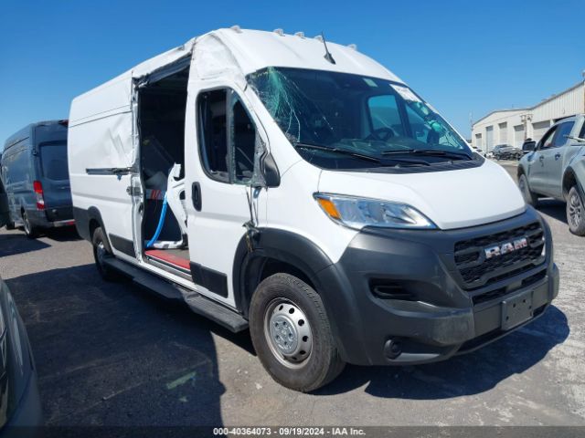 3C6MRVJG8PE512808 RAM Promaster 3500 Cargo Van High Roof 159 Wb Ext