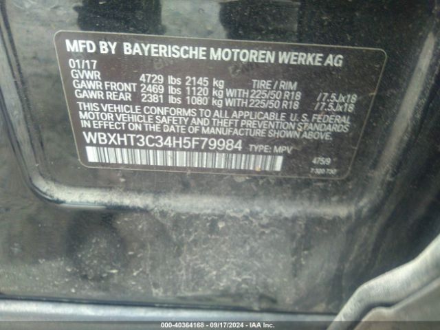 WBXHT3C34H5F79984 BMW X1 Xdrive28i