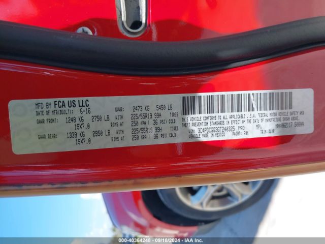3C4PDCGG3GT240325 Dodge Journey Crossroad Plus