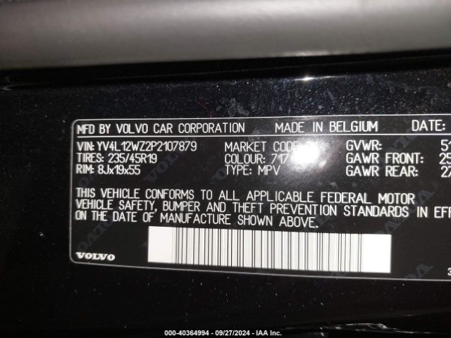 2023 VOLVO V60 CROSS COUNTRY YV4L12WZ2P2107879 Photo 8