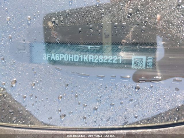 3FA6P0HD1KR282221 Ford FUSION SE
