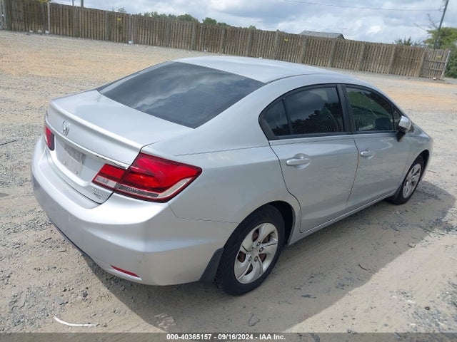 Honda Civic Lx 2014 2HGFB2F5XEH551186 Image 4