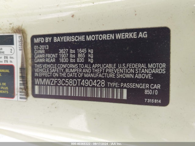 2013 MINI CLUBMAN WMWZF3C58DT490428 Photo 8