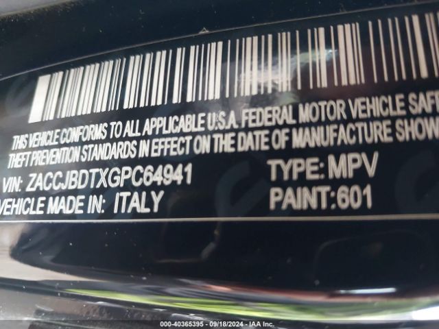 ZACCJBDTXGPC64941 Jeep Renegade Limited