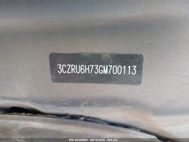 3CZRU6H73GM700113 Honda Hr-v Ex-l