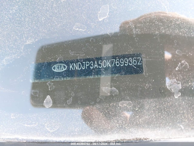 KIA SOUL + 2019 KNDJP3A50K7699362 Image 9