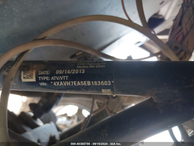 2014 POLARIS RZR 4XAVH7EA5EB183603 Photo 9