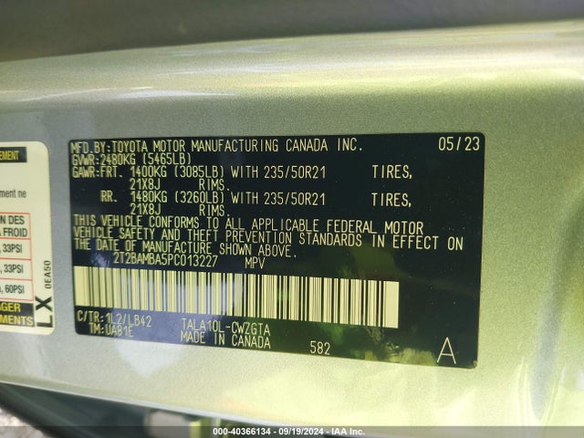 Lexus Rx 350 Premium Plus 2023 2T2BAMBA5PC013227 Image 9