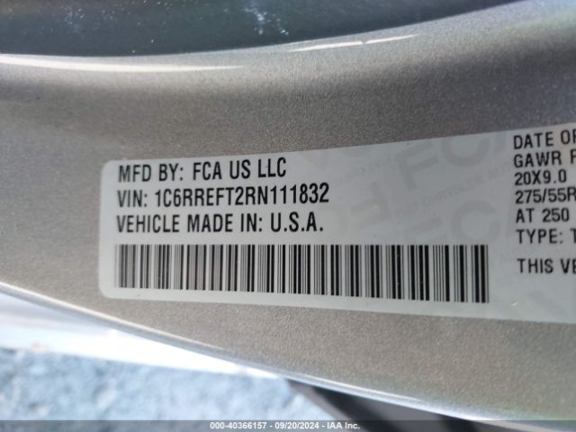 1C6RREFT2RN111832 RAM 1500 Lone Star  4x2 5'7 Box