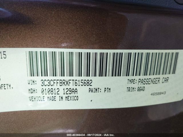 3C3CFFBRXFT615682 Fiat 500 SPORT