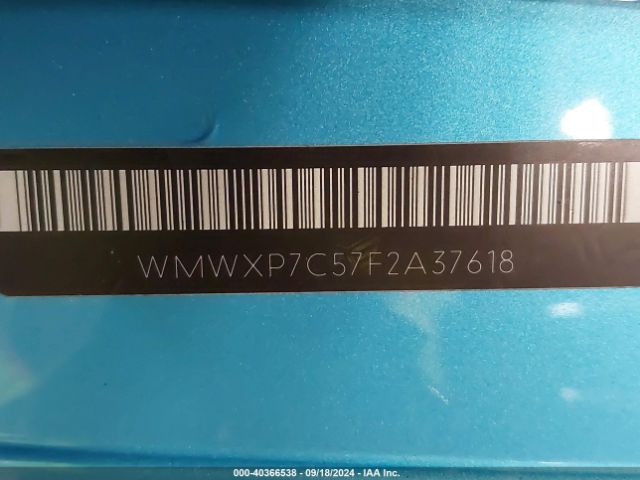 WMWXP7C57F2A37618 Mini Hardtop Cooper S