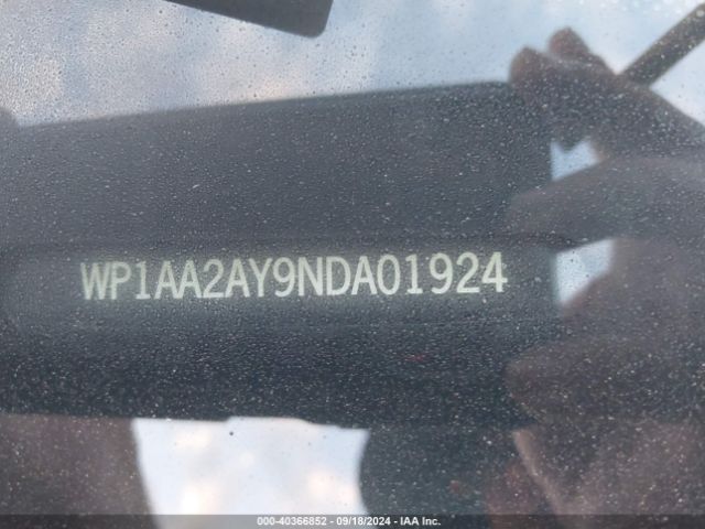WP1AA2AY9NDA01924 Porsche Cayenne Platinum Edition
